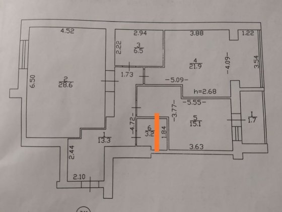 2 кімнатна квартира Чернигов