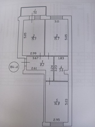 Продам 2х комн  62 м2Масаны - фото 1