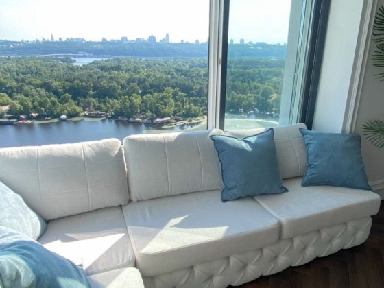 ЖК Русанівська Гавань Продам 2-к 70м2 з ремонтом Видова на Дніпро ТОП Киев