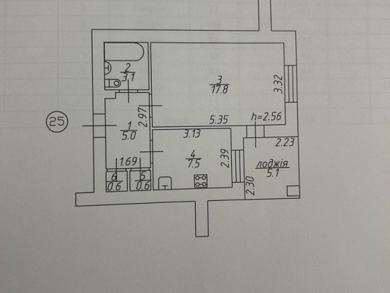 1 ком в самом центре города Чернигов