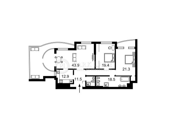продаж квартири 3кім вул. Жилянська 59 ЖК Дипломат Хол без комісії % Киев