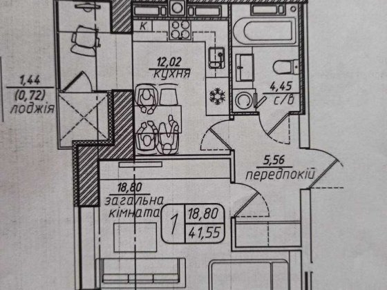Новобудова від власника 1-кімнатна ЖК Західний  будинок зданий Винница