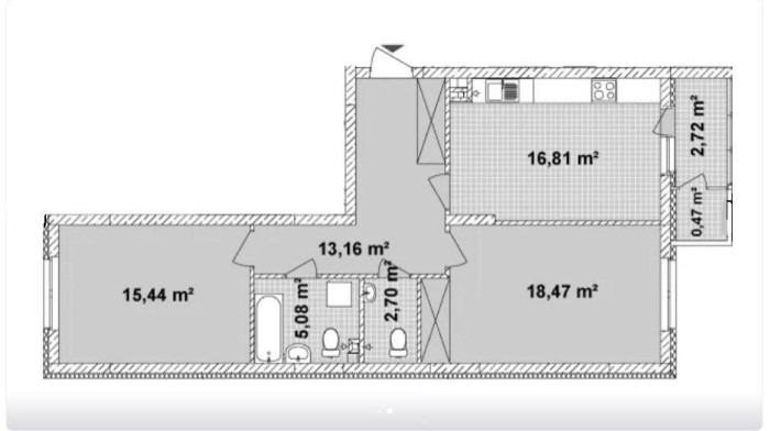 БЕЗ % Простора 2к квартира ЖК Сирецькі Сади поверх 5 Виноградар - фото 1