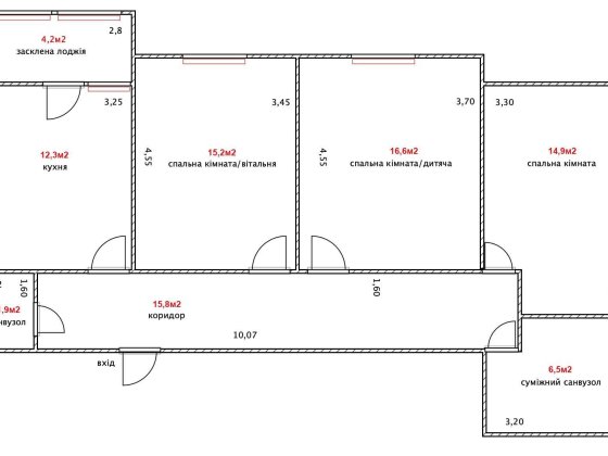 БЕЗ %; ЖК Теремки, Заболотного 15Г, 3к квартира Киев