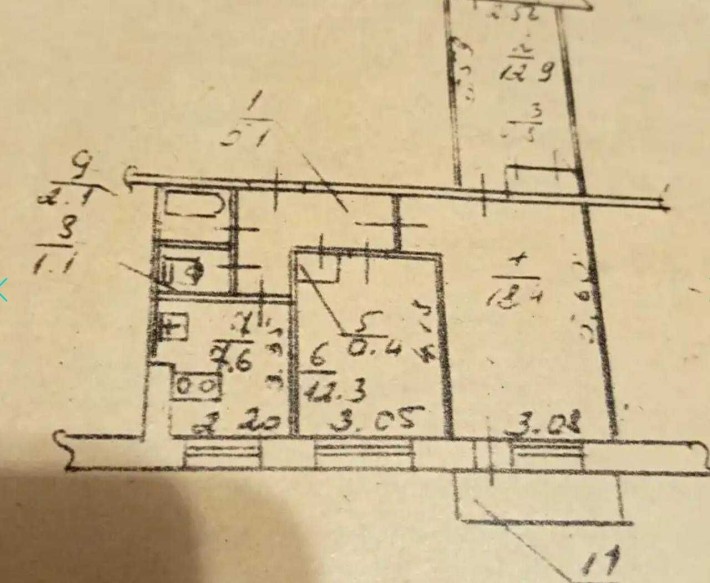 Продам 3к квартиру  пр.Слобожанський - фото 1