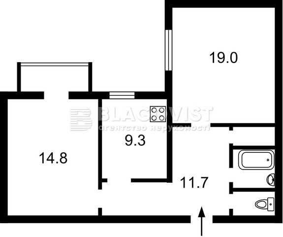 Продаж! 2-к квартира по вул. Гоголівська, 13/30 - фото 1