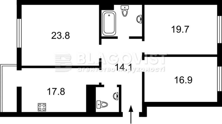 (102М2) ЖК Французський квартал після будівельників Оушен Плаза - фото 1