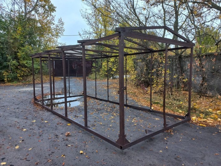 Гараж металлический каркас - фото 1