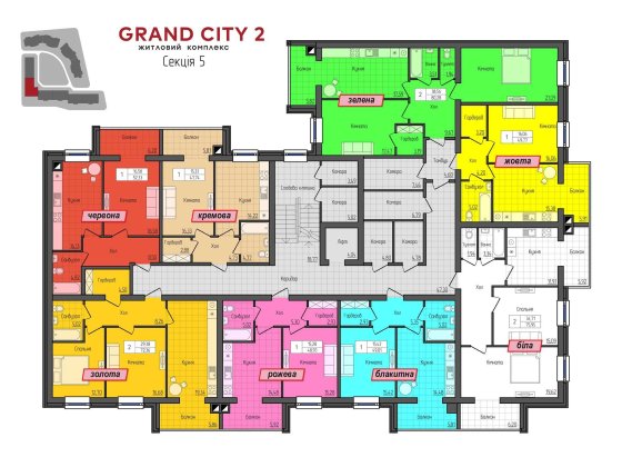 Продам Однокімнатну квартиру в новобудові ЖК "GRAND CITY 2"  Житомир Житомир