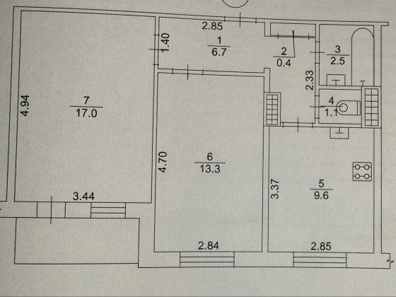 Продам каартиру 2к хортицкий район СРОЧНО Запорожье
