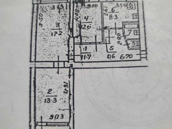 Продаж 3к квартири 72 кв. м на вул. Будівельників 14 Днепр