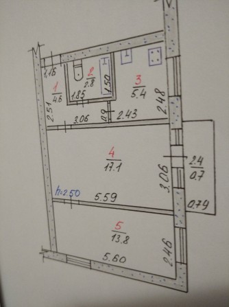 Продаю 2 х комнатную квартиру ЮТЗ - фото 1