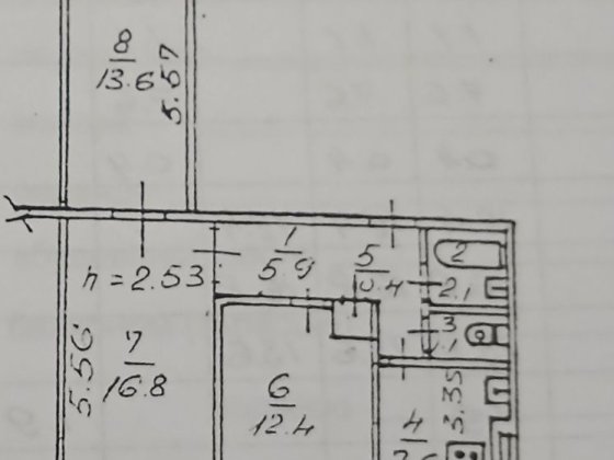 Продам 3-х комнатную квартиру с мебелью и техникой. Днепр