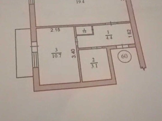 Продаж 1но кімнатноі квартири пгт. Новоівницьке Житомир