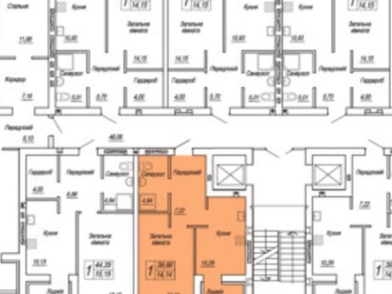 Квартира в новобудові, козирний 3 поверх Житомир