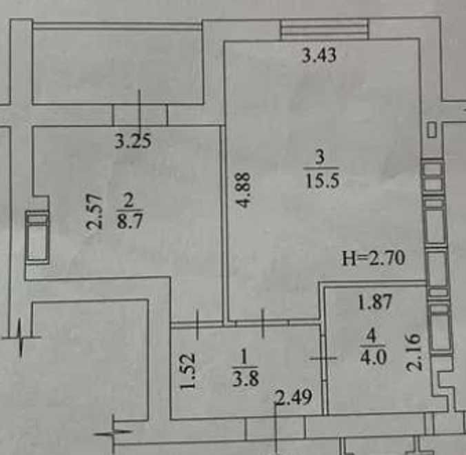 ЖК Гидропарк! Продам 1 комн. квартиру в новострое РА - фото 1