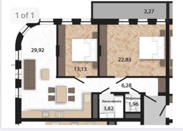 Продаж квартири ЖК FIVE ADDRESS - фото 1