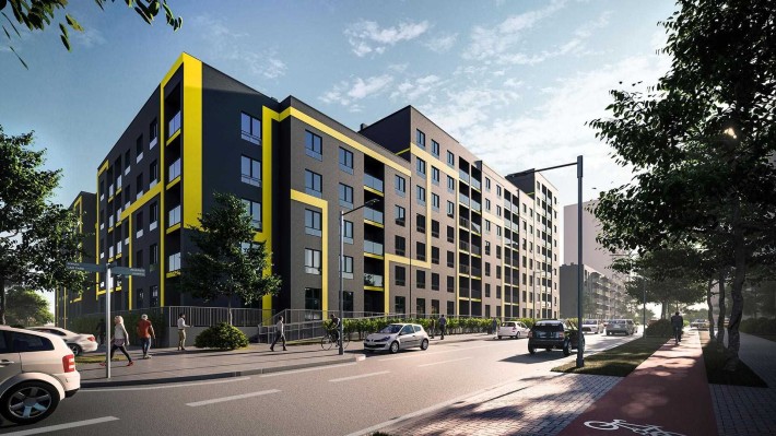 Продаж 1-кімнатної квартири на вул. Залізничній, ЖК "Шенген" [#34958]. - фото 1