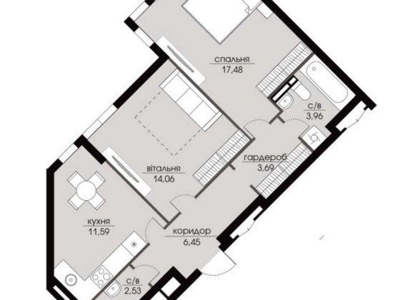 Простора Квартира біля парку БЕЗ КОМІСІЇ! МОН! Петропавловская Борщаговка