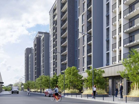 3-кімн. квартира на 1 поверсі з власною терасою Софиевская Борщаговка