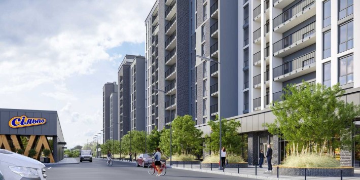 3-кімн. квартира на 1 поверсі з власною терасою - фото 1