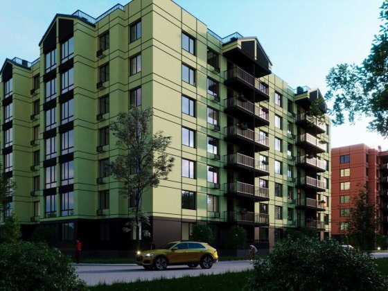 Продається 1 кімнатна квартира 43,8 м² від забудовника, кредит Софиевская Борщаговка