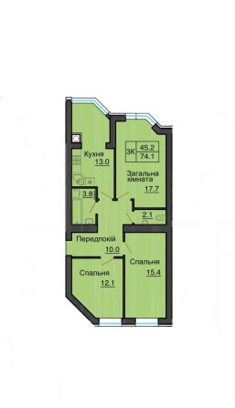 єОселя без комісії продаж трикімнатної квартири в ЖК Софія Резиденс - фото 1