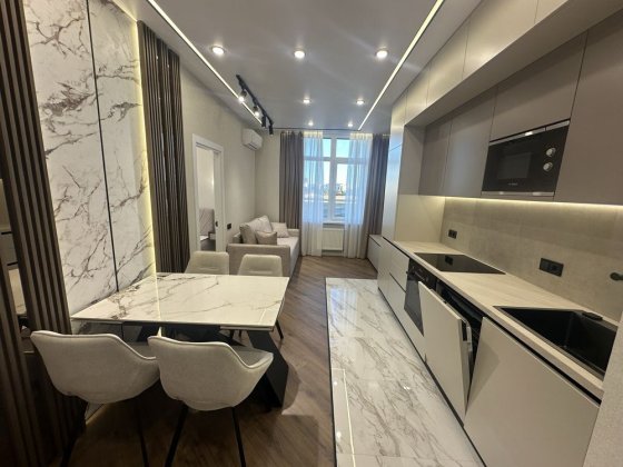 Дизайнерска евротрешка -три комнаты . Новый дом -Жемчужина Одесса