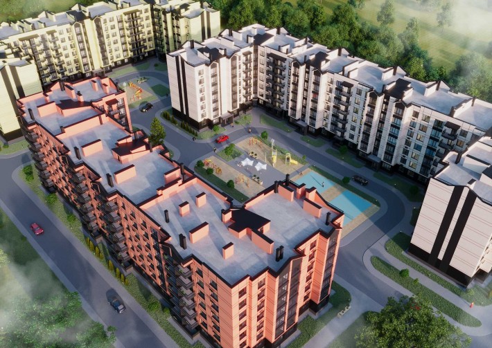 Розтермінування Європейські Липки однокімнатна квартира 38,98 м² - фото 1