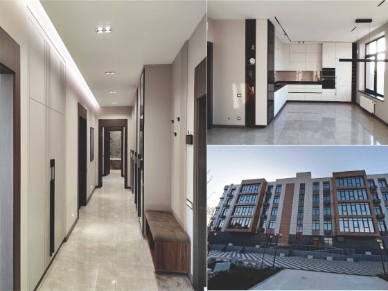 Просторная квартира 106 м² с  полным ремонтом в клубном доме в Совиньо Одеса