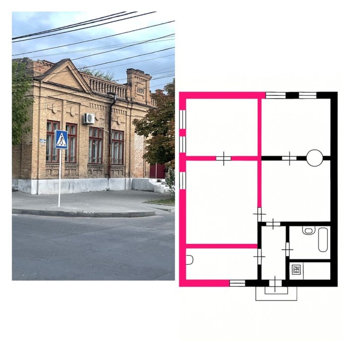 Продажа части крепкого дома румынской постройки в центре  Семинарская - фото 1