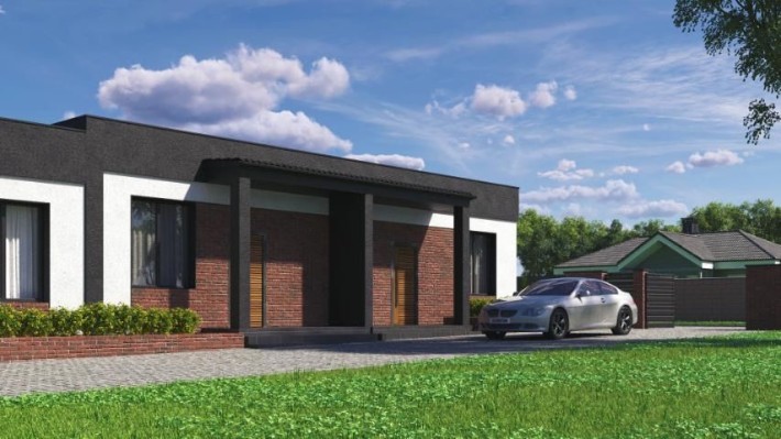 Одноповерхові тауни поруч з озером - фото 1