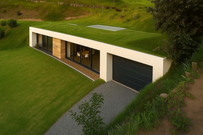 Продається підземний будинок  130 м² з гаражем - фото 1