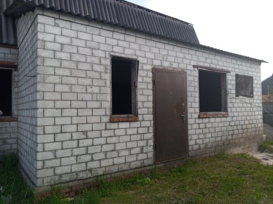 Продаю дом без внутренних работ 15соток рядом сосновый бор река мжа Мерефа