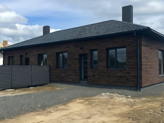 5 сотих 120кв. газ! , Будинок на етапі будівництва