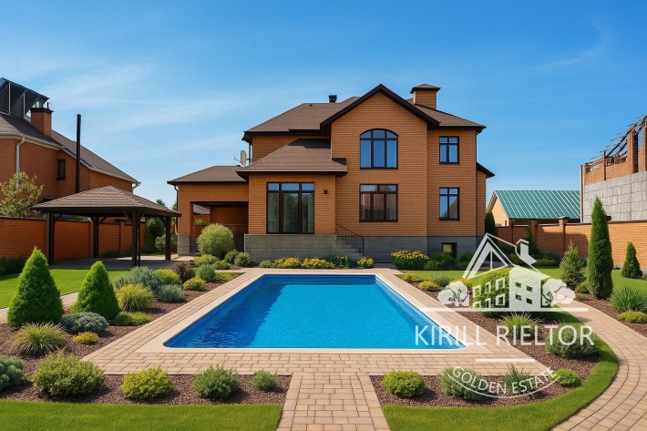 Продам капитальный кирпичный дом в коттеджном городке «Золотые Ключи» - фото 1