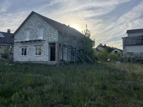 Продам недобудований будинок поблизу річки Тетерівка Тетеревка