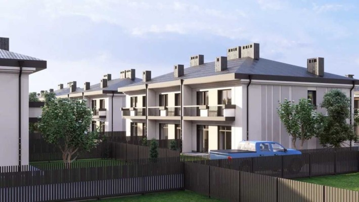 Елітний будинок (таунхаус) 137м2/Дитячий майданчик/Магазини/Озеленення - фото 1