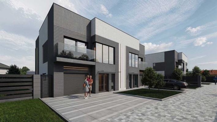 Продаж дуплекс, будинок, півособняк 130м2; 2,5сот. Драгомирчани, місто - фото 1