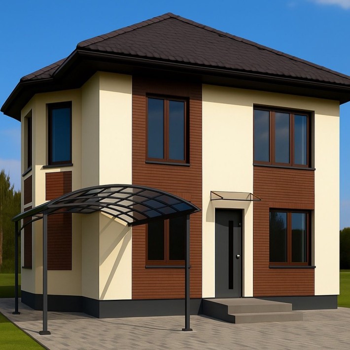 Будинок 120 квадратiв, дiлянка 5.5 соток, розтермінування. - фото 1