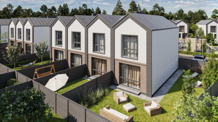 ГАЗИФІКОВАНИЙ таунхаус у с.Святопетрівське від ЗАБУДОВНИКА - фото 1