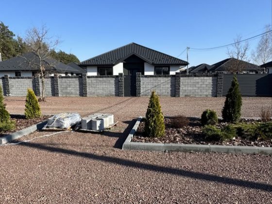 Одноэтажный дом с газом в коттеджем городке Ворзель