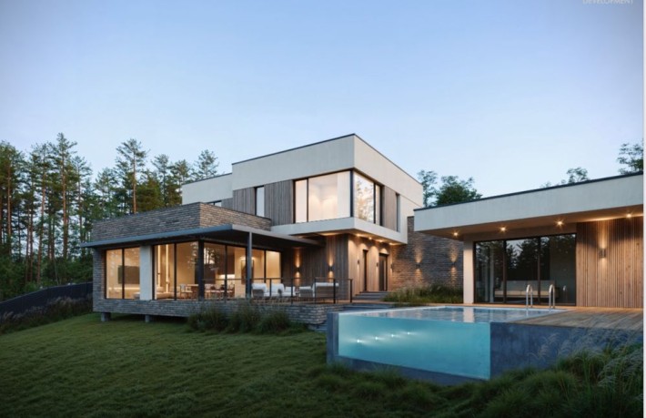 ‼️Хай-тек будинок 288м², 15 соток| гараж|басейн в КМ Нова Ходосівка‼️ - фото 1