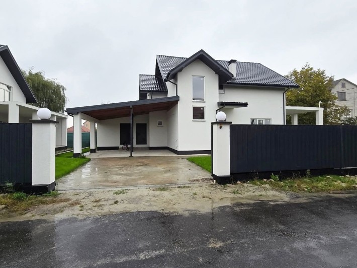 Будинок 170 м2 під чистове 2 тераси паркомісця на 4 авто с. Ходосівка - фото 1