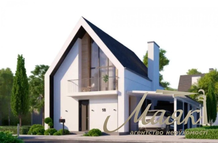 Продаж будинку 140м2 в закритому КМ QP в с. Ходосівка - фото 1