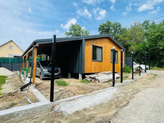 Будинок у стилі Barn House біля Києва в с. Віта Поштова з ремонтом Віта-Поштова