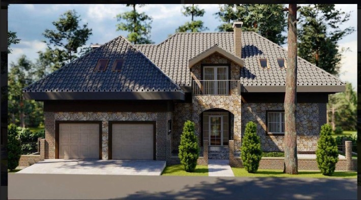 Київ 10км. Будинок в соснах, з ГАРАЖЕМ, 4 спальні. - фото 1