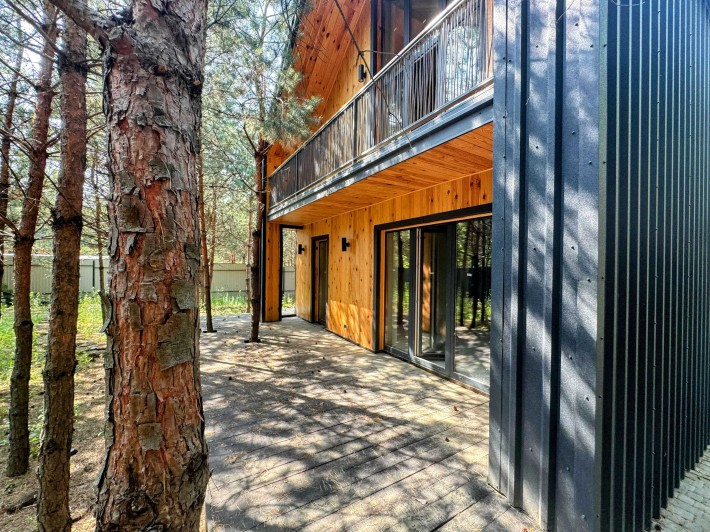 Сканді будинок 140м² в сосновому лісі | Бобриця - фото 1