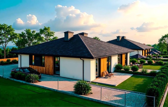 Одноповерховий дуплекс . 3 сотки - фото 1