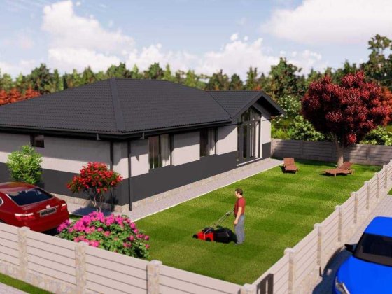 Продаж нового котеджу 111 м² | Газ, свердловина, 8 соток землі Михайлівка-Рубежівка